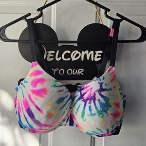 Victoria's Secret Pink and White Bra